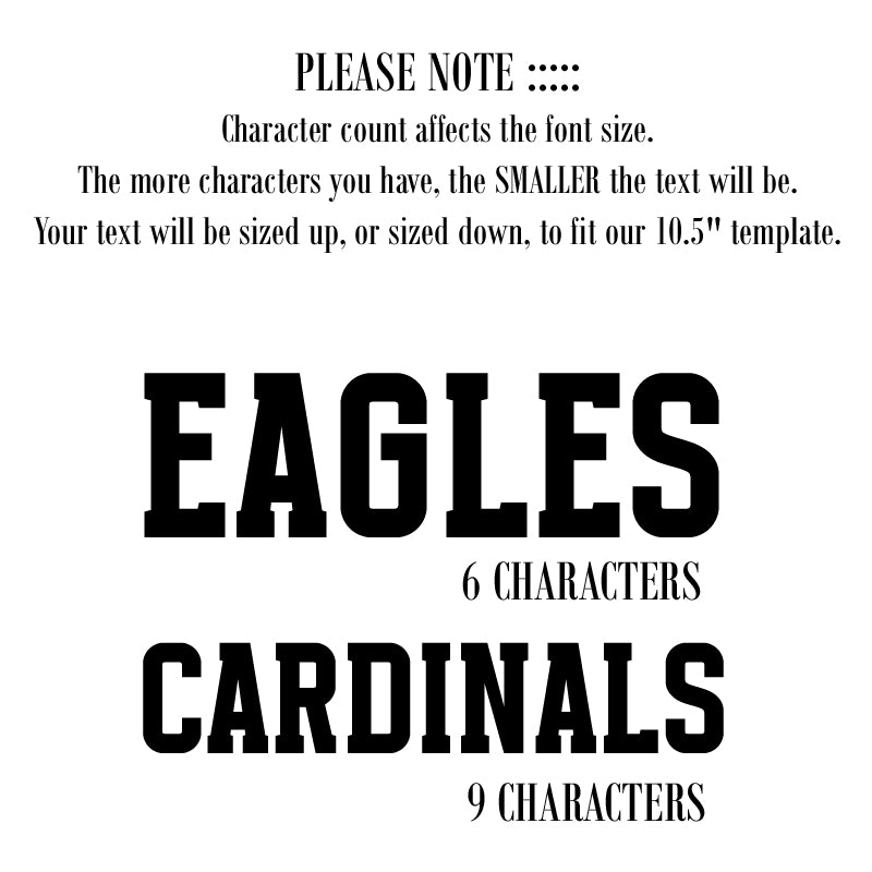 Personalized Team Name Puff Embossed Sweatshirt