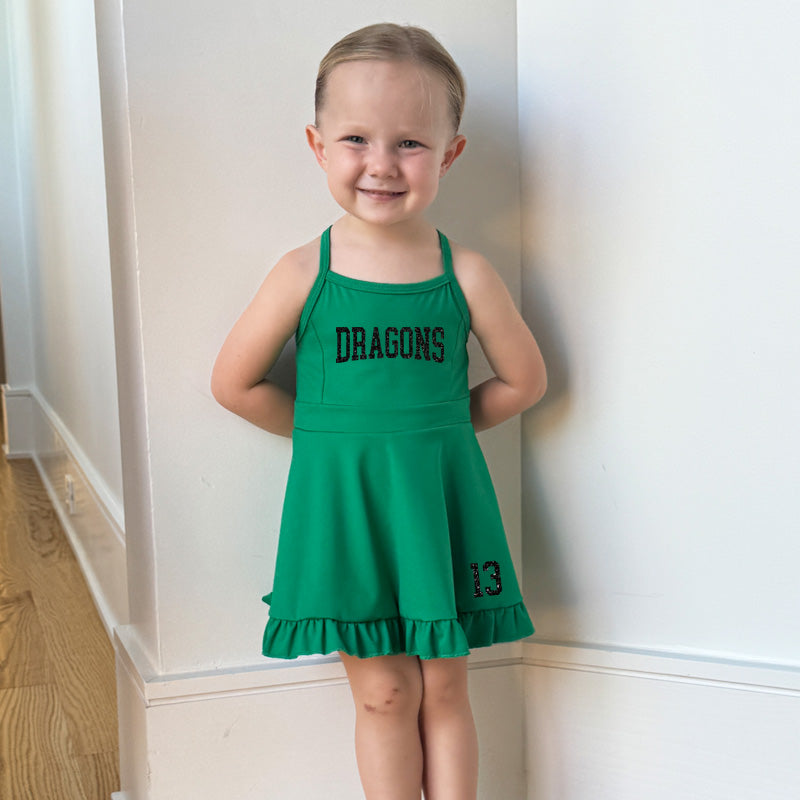 Toddler Team Name Spirit Athletic Dress