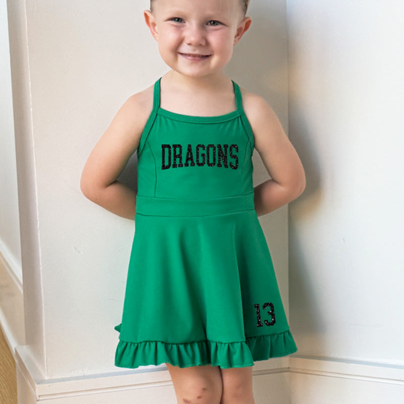 Toddler Team Name Spirit Athletic Dress