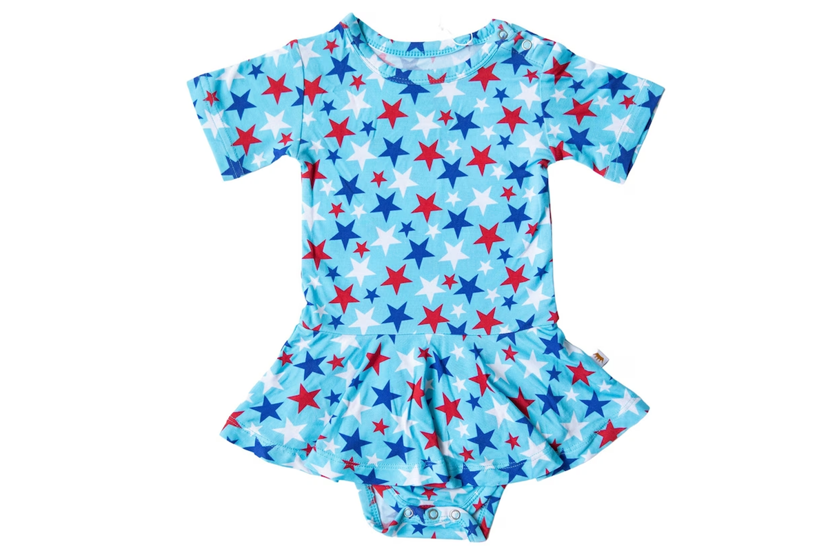 Fourth of July Baby Twirl Bodysuit