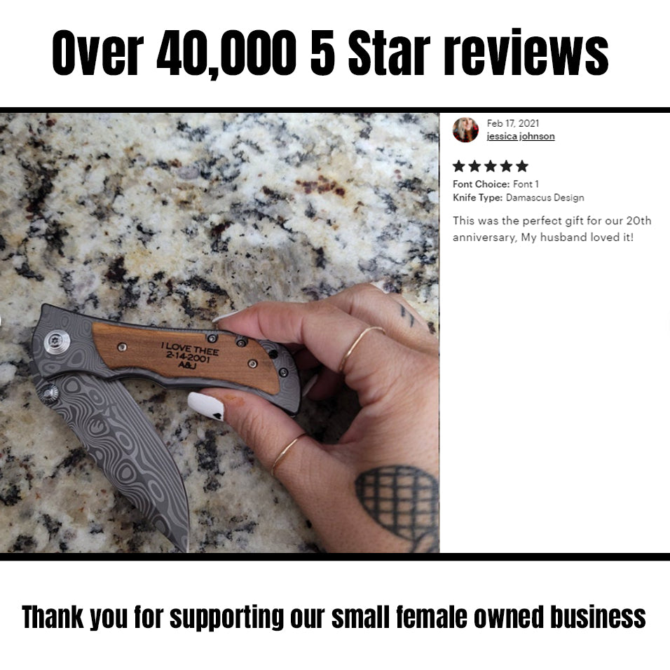 Personalized Folding Pocket Knife