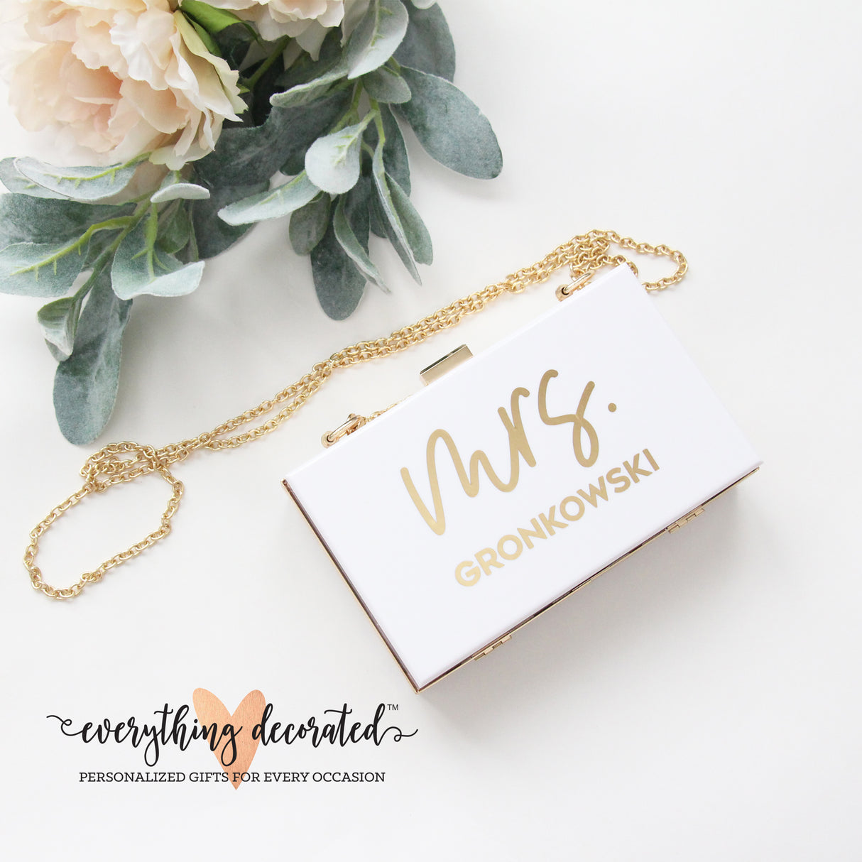 Personalized Acrylic Purse