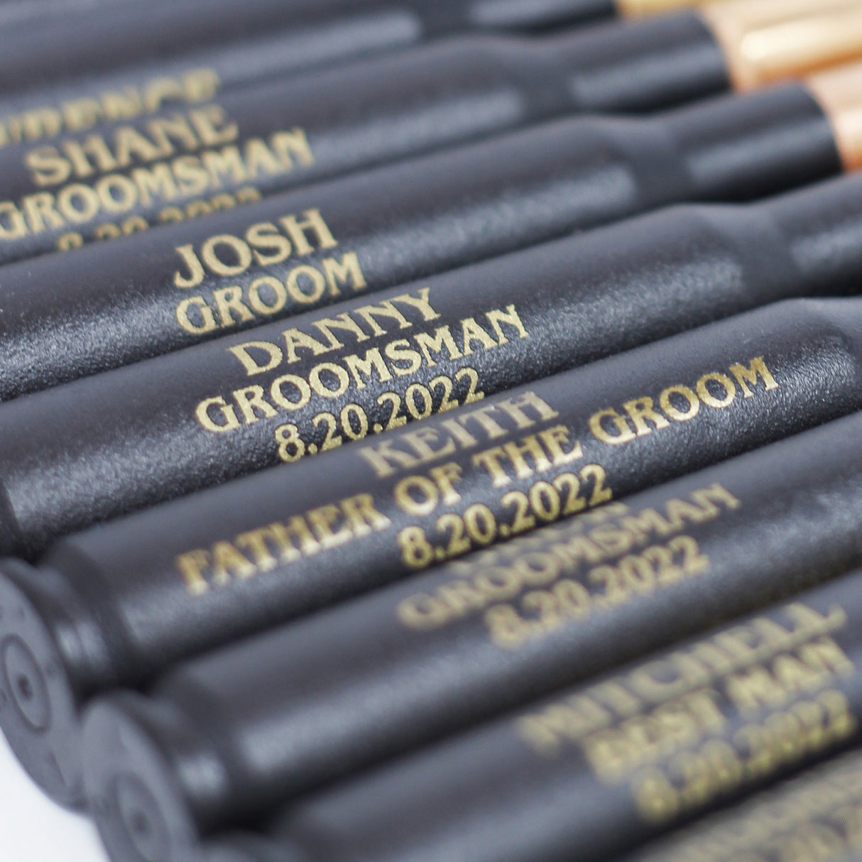 Groomsmen Gifts .50 Caliber Bottle Opener in Black