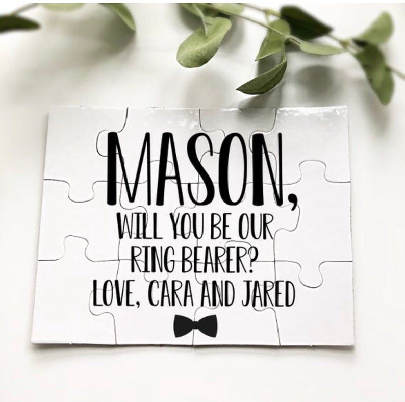 Ring Bearer Proposal