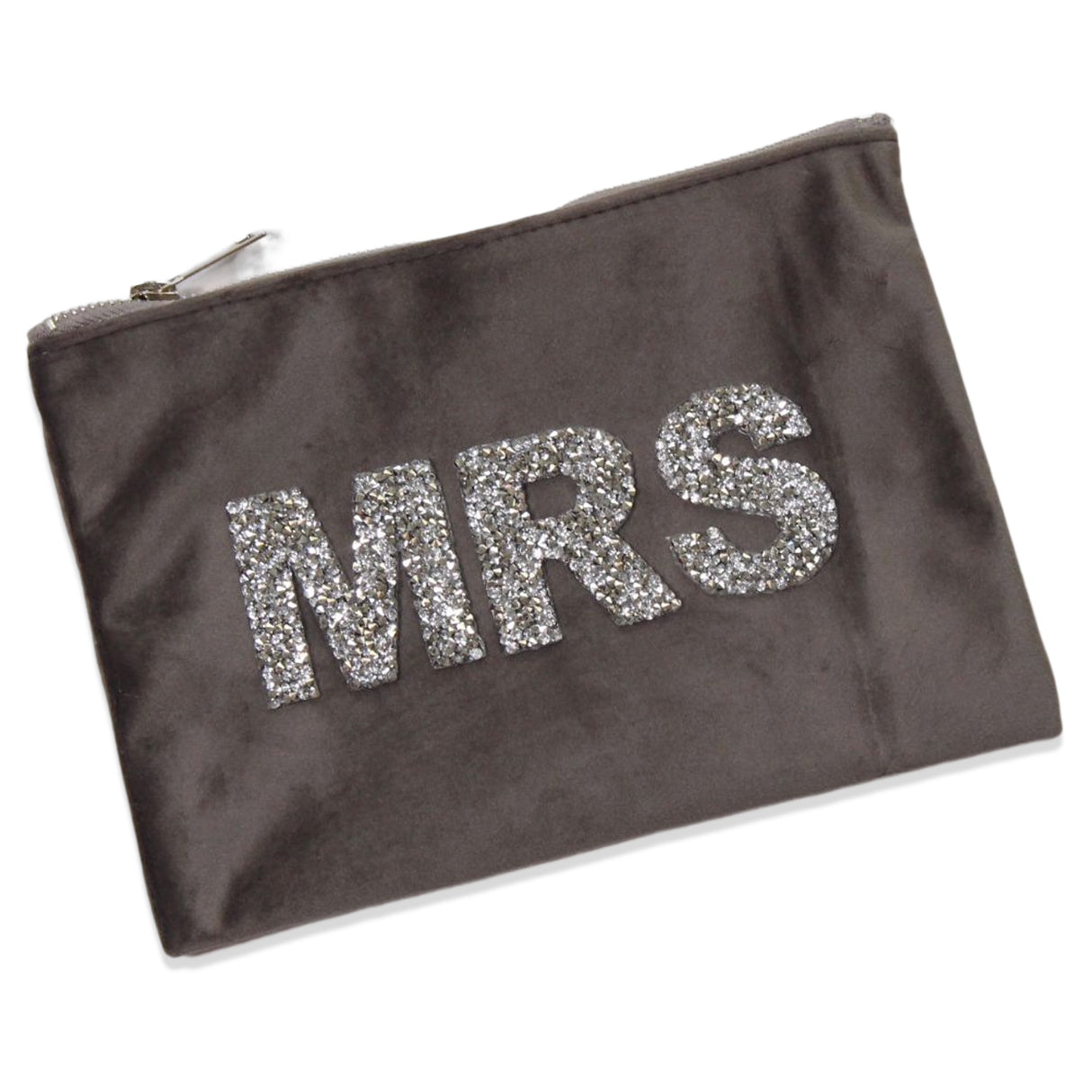 Rhinestone Mrs Makeup Bag