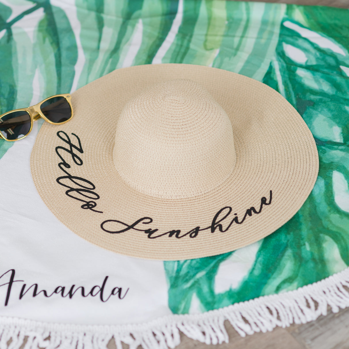 Personalized Beach Hat