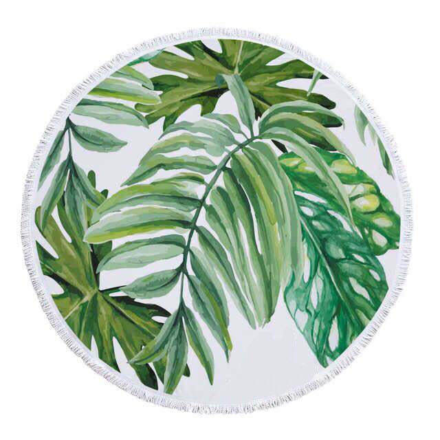 Palm Leaf Towel Beach