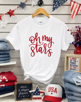 Oh My Stars 4th of July T-Shirt