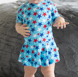 Fourth of July Baby Twirl Bodysuit