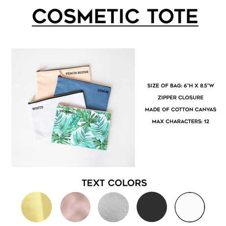 Mother of the Groom Cosmetic Bag