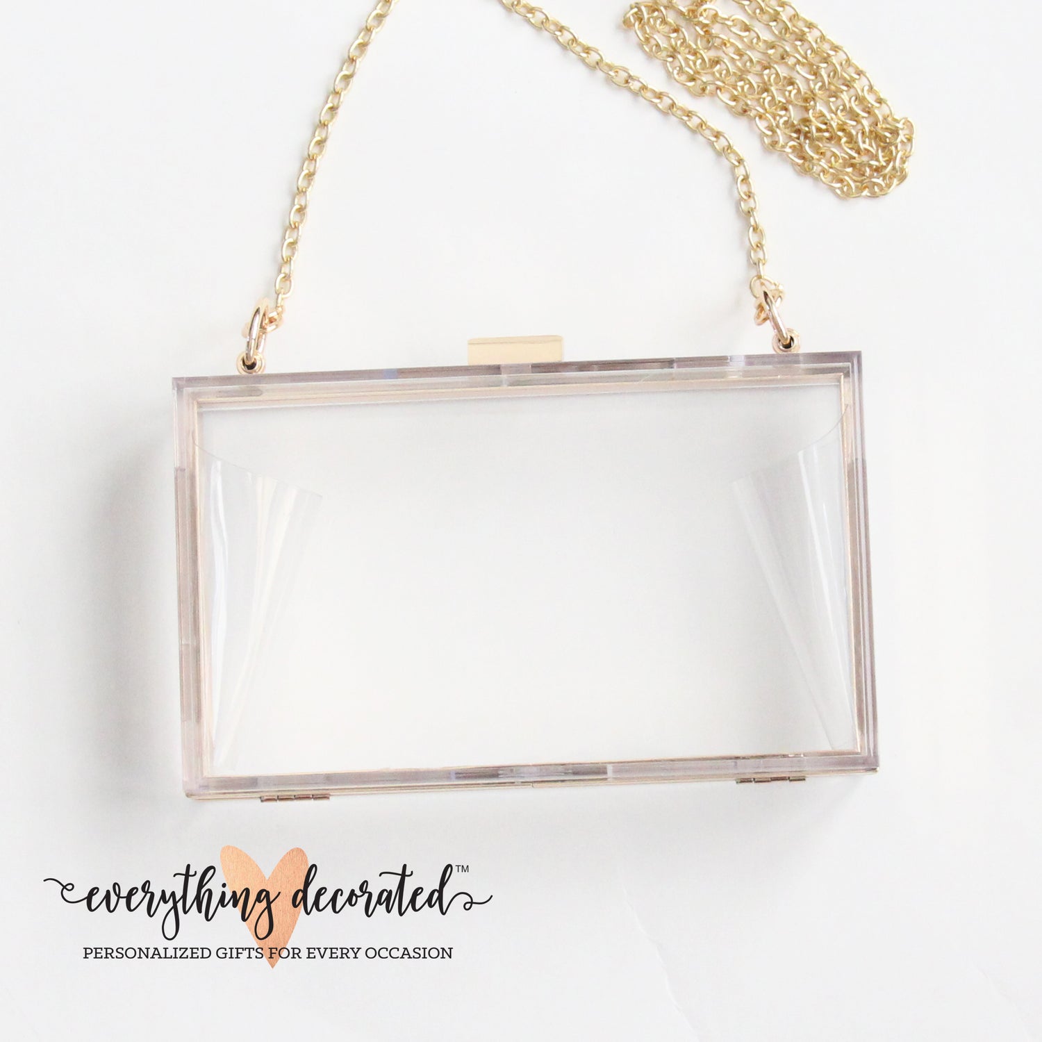 Personalized Acrylic Purse