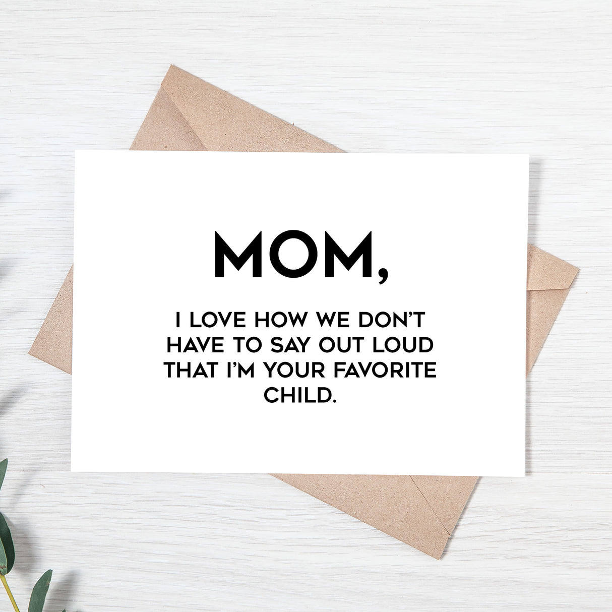 Favorite Child Card