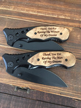 Father of the Bride & Groom Pocket knife