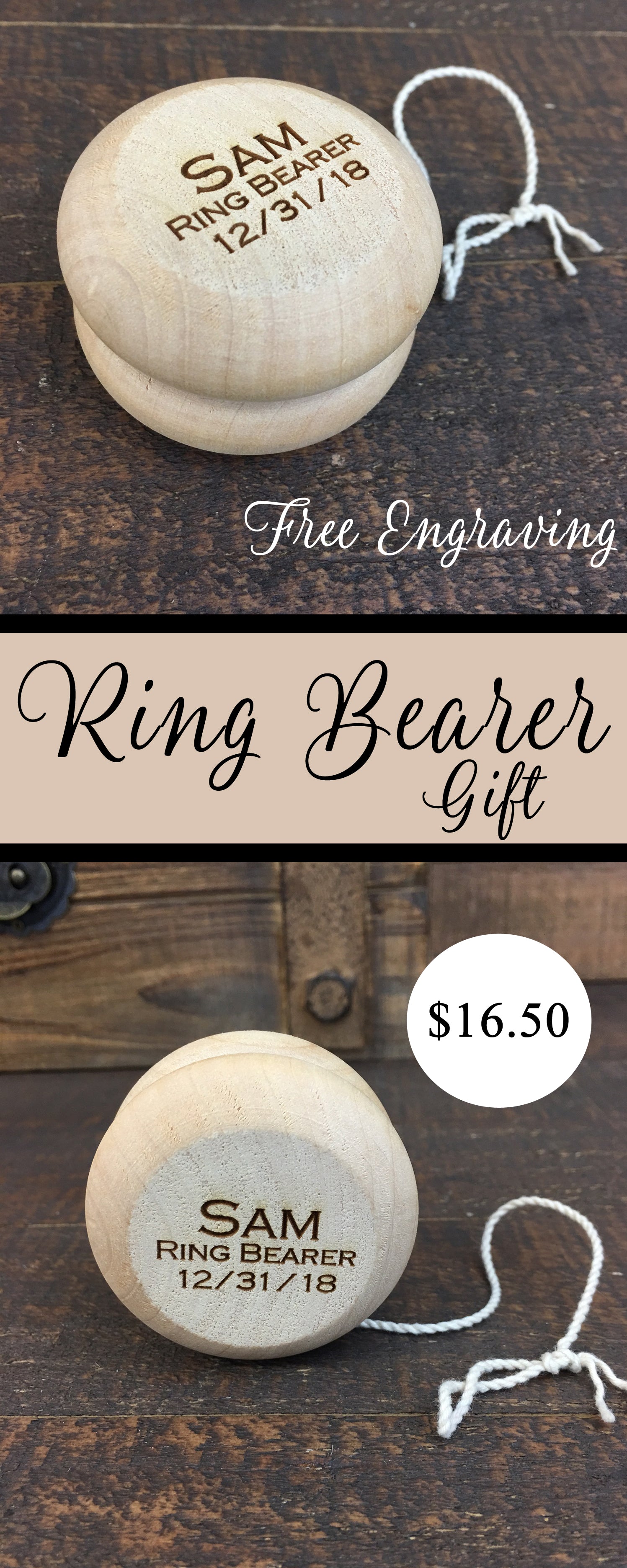Ring Bearer gift yoyo